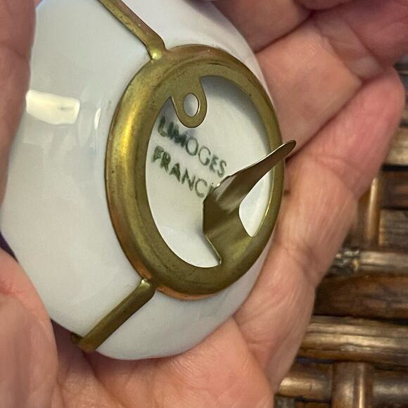 Limoges France Miniature Plate with Stand - Picture 4 of 6